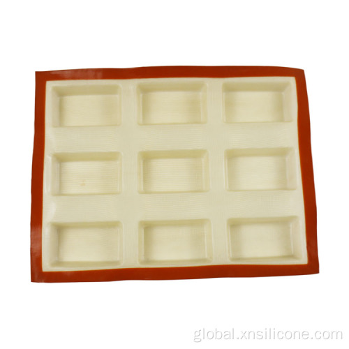 LFGB 9 Caves Reusable Non-stick Silicone Bakeware Mold